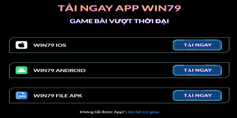 Sở hữu app WIN79 mang đến trải nghiệm ổn định, mượt mà và thuận lợi