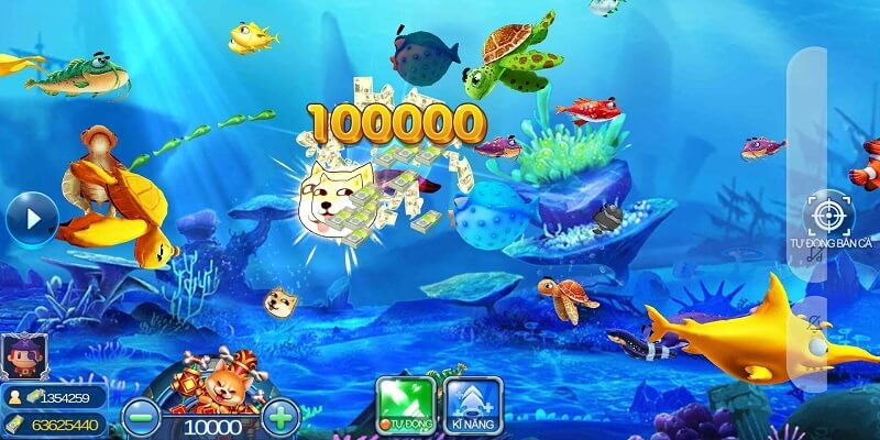 Bắn cá là sảnh chơi game 3D vô cùng hấp dẫn tại cổng WIN79
