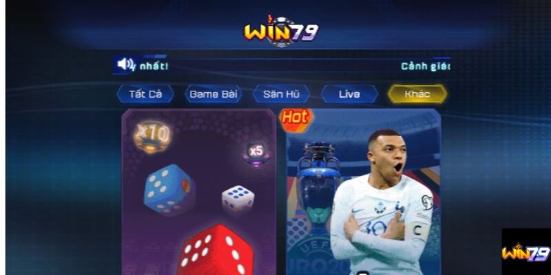 Sảnh thể thao tại cổng WIN79 chất lượng, uy tín số 1 thị trường