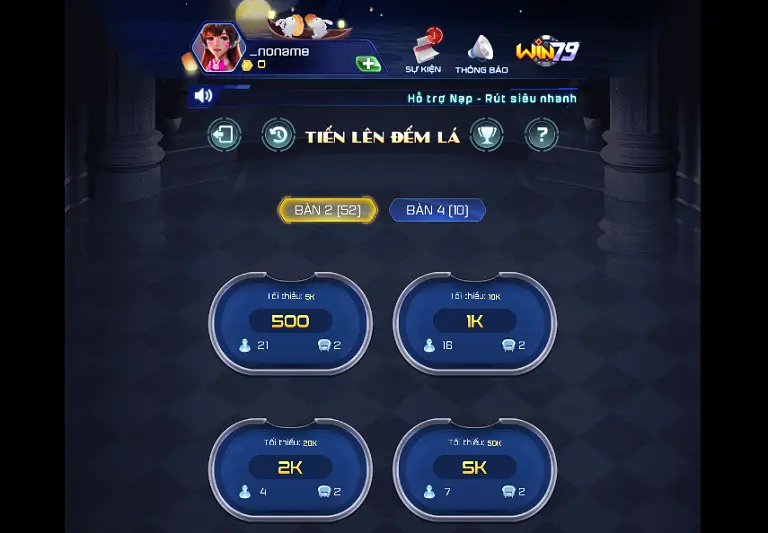Tổng quan về game đánh bài Tiến lên đếm lá Win79