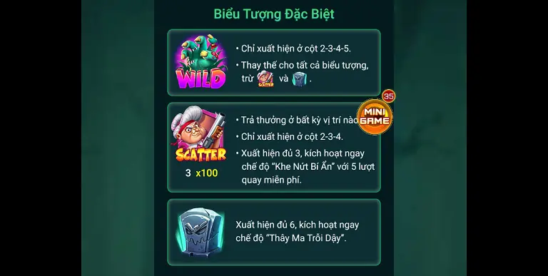 Quy tắc chơi game bà nội thây ma tại Win79