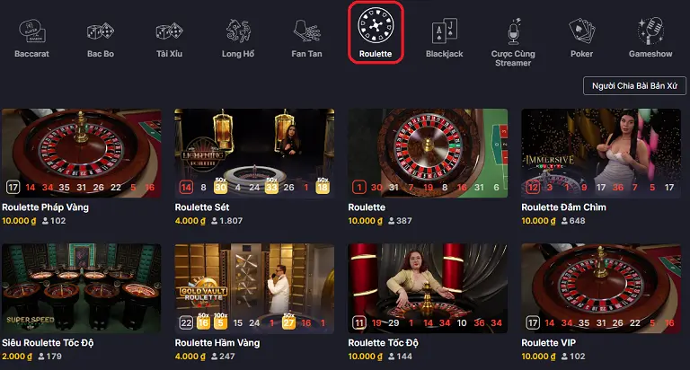 Hướng dẫn cách chơi Roulette live chính xác nhất 2024 cho người mới bắt đầu