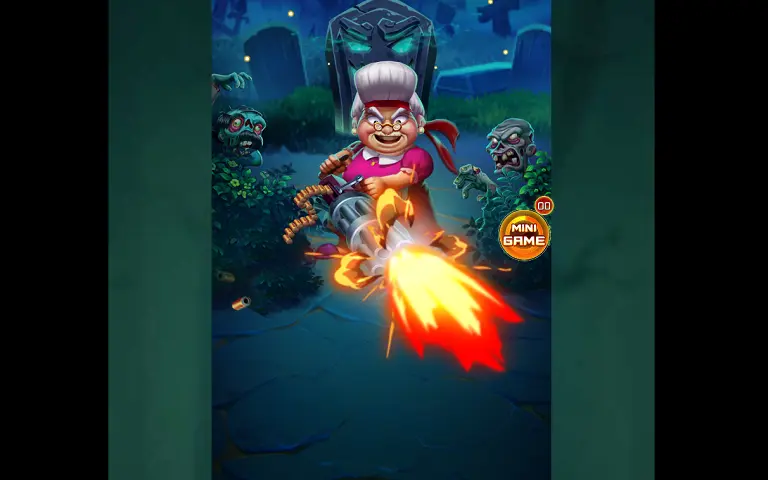 Khi chơi game bà nội thây ma hãy cẩn thận