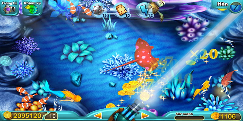 Có nhiều tính năng được hỗ trợ trong game bắn cá 789Club