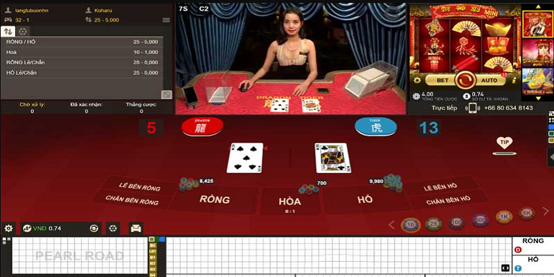 Rồng Hổ là phiên bản game live RikVip đáng chơi nhất