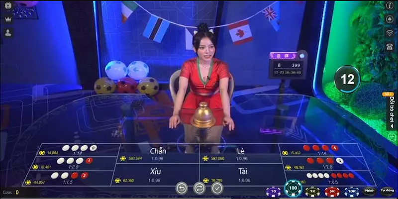 Các sảnh game live RikVip được điều hành bởi Dealer xinh đẹp